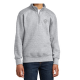 PJ Signature Youth Quarter-Zip Sweater — Grey/Black